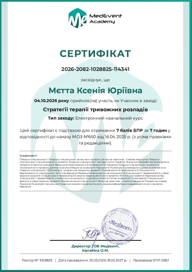 тривожні розлади